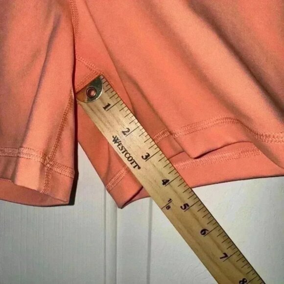 Yogalicious Lux Everyday 5” Shorts Women's Size XS Coral Pink - Picture 5 of 5